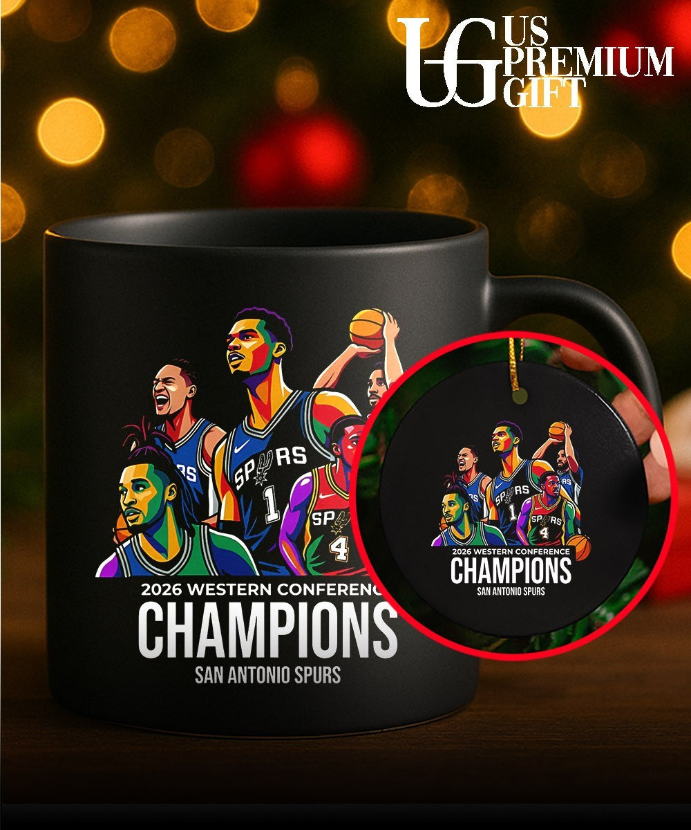 Victor Wembanyama San Antonio Spurs 2026 Western Conference Champions shirt
