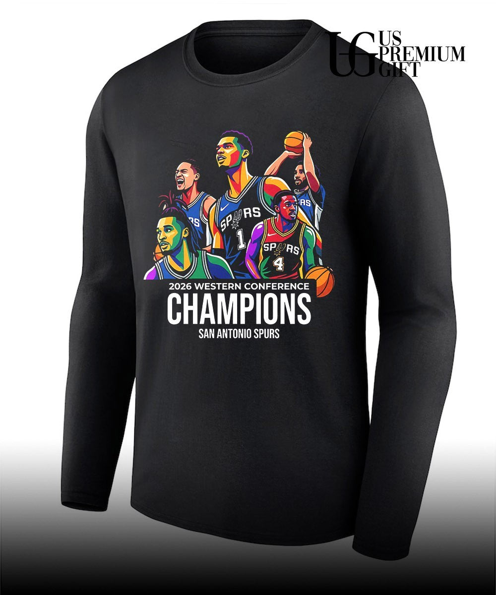 Victor Wembanyama San Antonio Spurs 2026 Western Conference Champions shirt