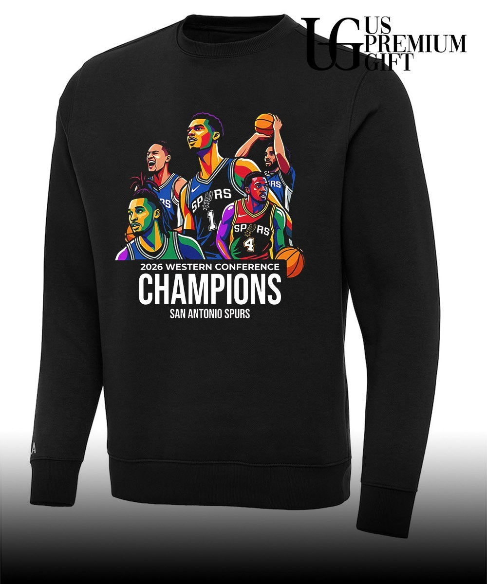 Victor Wembanyama San Antonio Spurs 2026 Western Conference Champions shirt