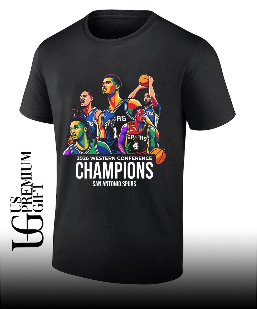 Victor Wembanyama San Antonio Spurs 2026 Western Conference Champions shirt