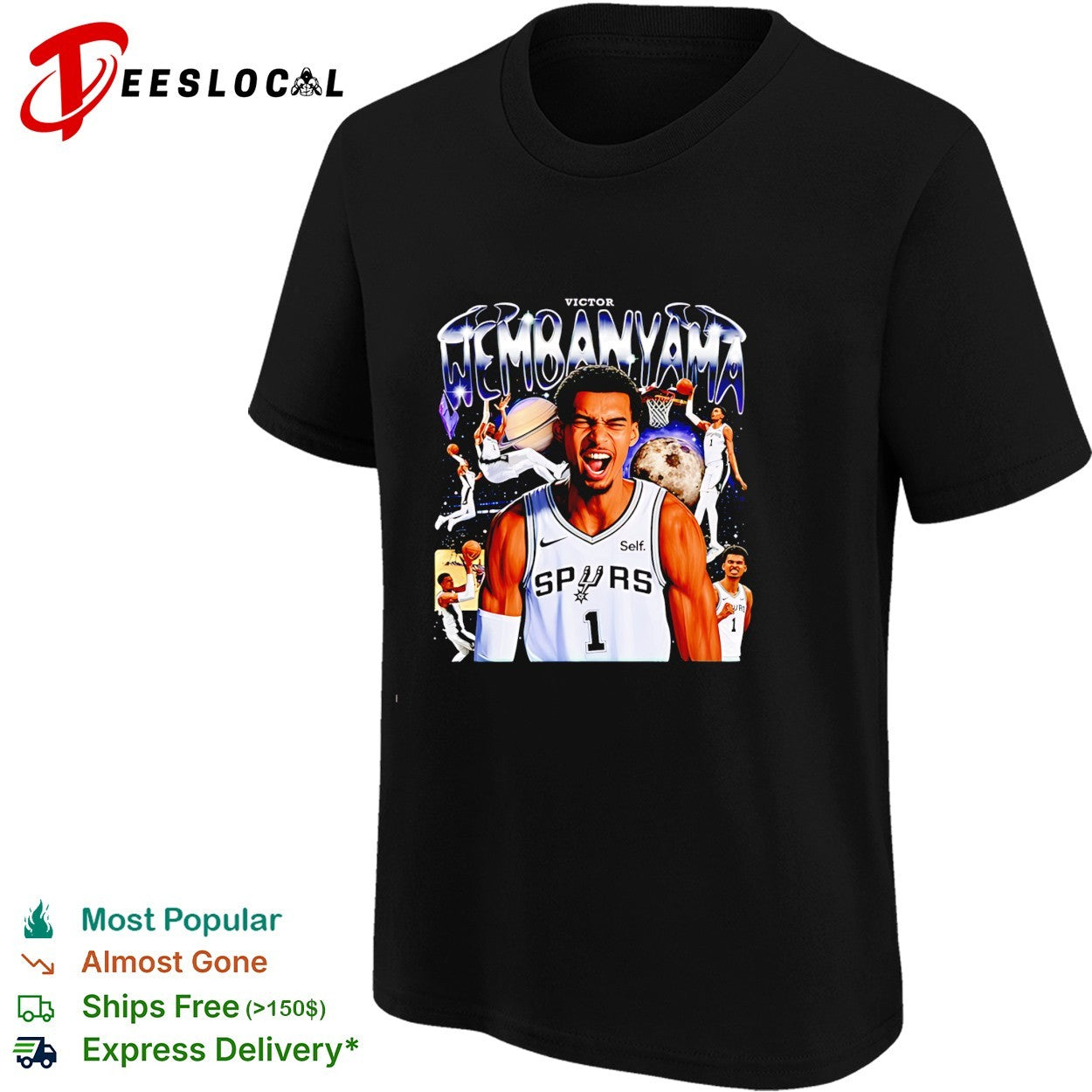 Victor Wembanyama San Antonio Spurs Alien Vintage Bootleg Graphic Finals 2026 shirt