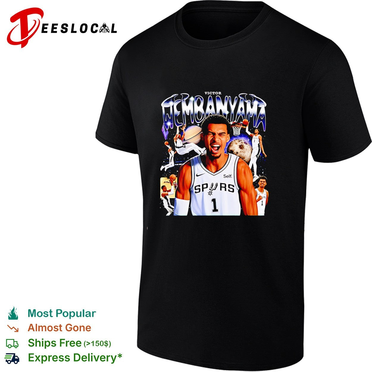 Victor Wembanyama San Antonio Spurs Alien Vintage Bootleg Graphic Finals 2026 shirt