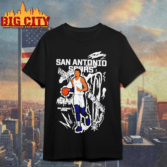 Victor Wembanyama San Antonio Spurs Chalked Up Player graphic Shirt