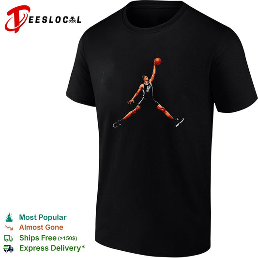 Victor Wembanyama San Antonio Spurs Jumpman silhouette dunk art shirt