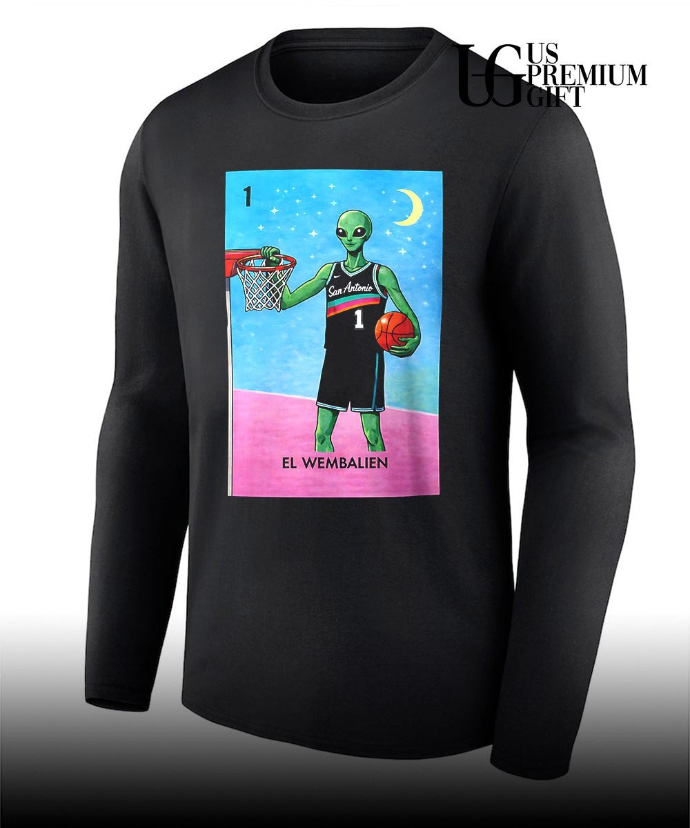 Victor Wembanyama San Antonio Spurs NBA Basketball El Wembalien shirt