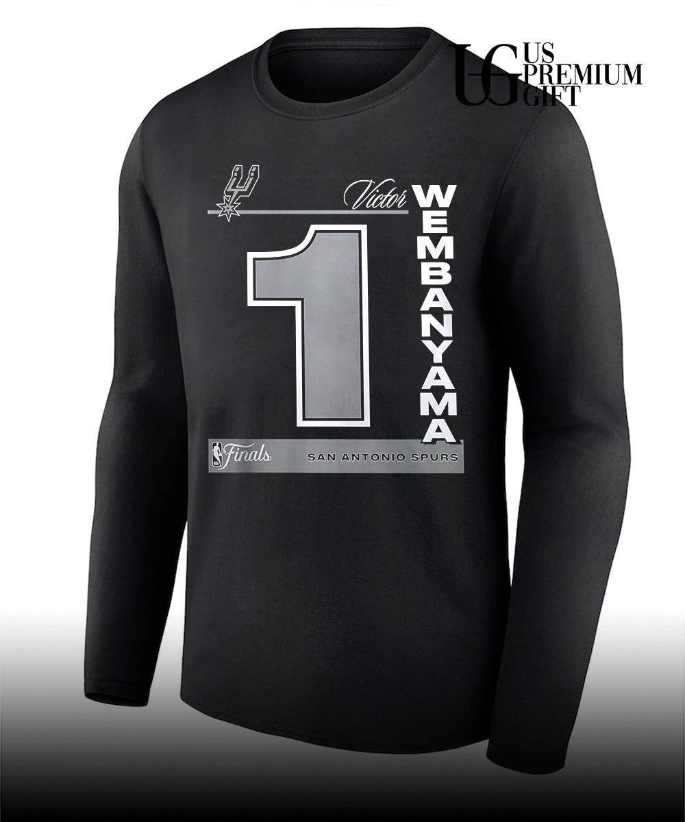 Victor Wembanyama San Antonio Spurs NBA Finals 1 logo shirt