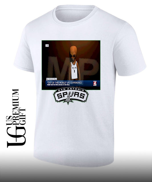 Victor Wembanyama San Antonio Spurs NBA Out of This World UFO Experience shirt