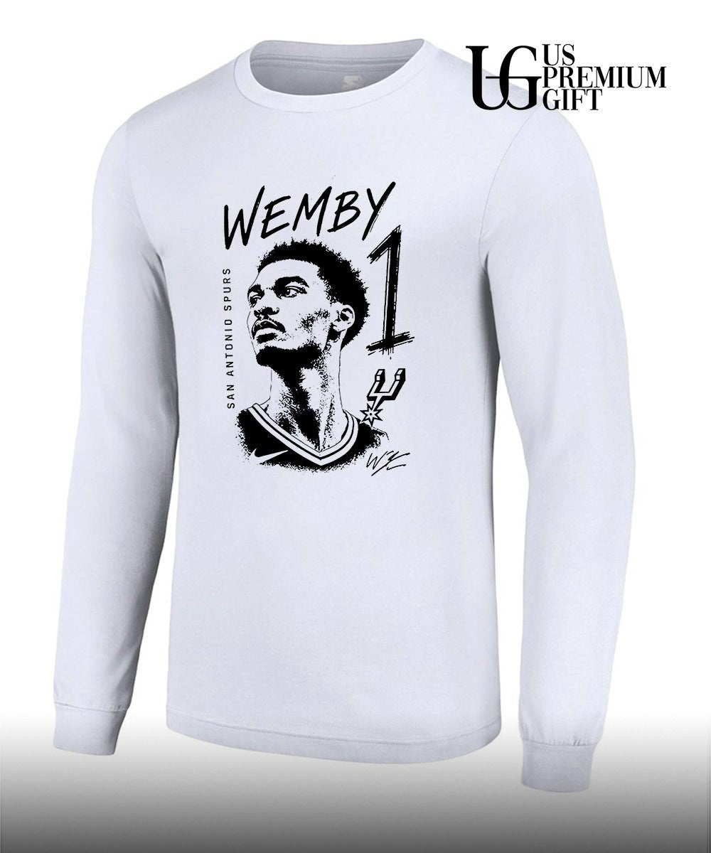 Victor Wembanyama San Antonio Spurs NBA Wemby 1 basketball 2026 Finals shirt