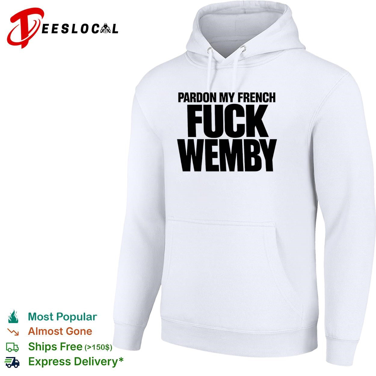 Victor Wembanyama San Antonio Spurs pardon my French basketball slogan typography shirt