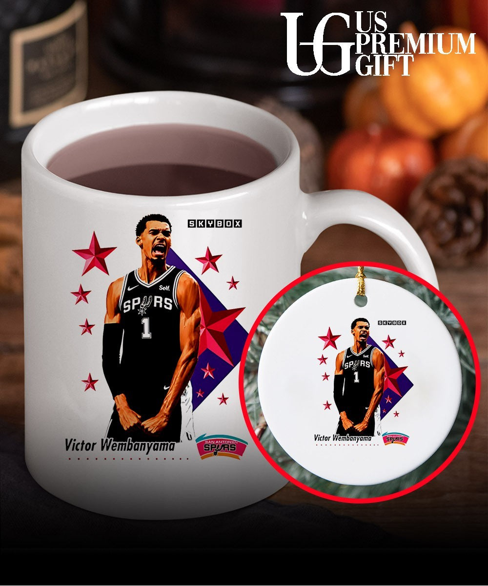 Victor Wembanyama San Antonio Spurs skybox shirt