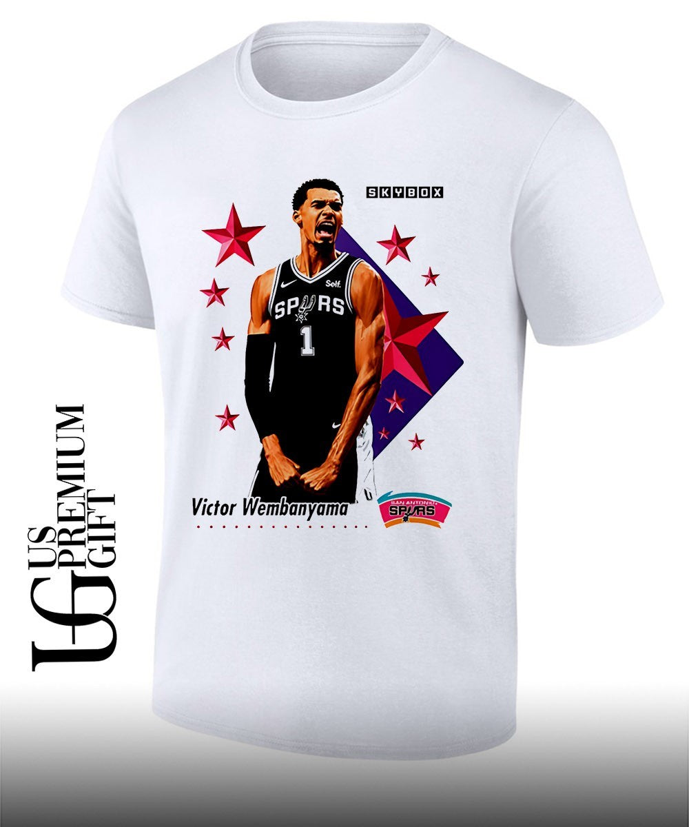 Victor Wembanyama San Antonio Spurs skybox shirt
