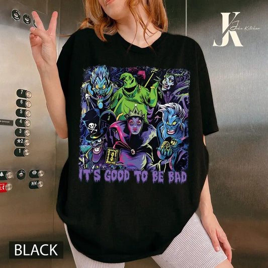 Villains Shirt, Oogie Boogie Evil Friends Evil Queen Maleficent Ursula Jafar Hade Facilier, Halloween Evil Queen Shirt, Spooky Season, WDW Halloween Girl Trip Shirts
