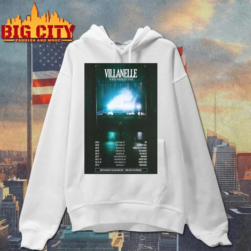 Villanelle North America Tour 2026 Poster Shirt