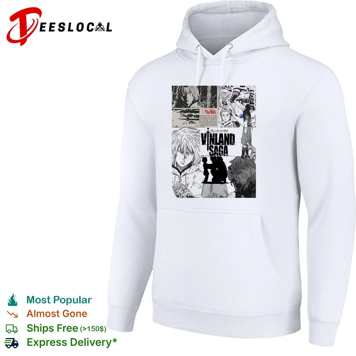 Vinland Saga manga collage shirt