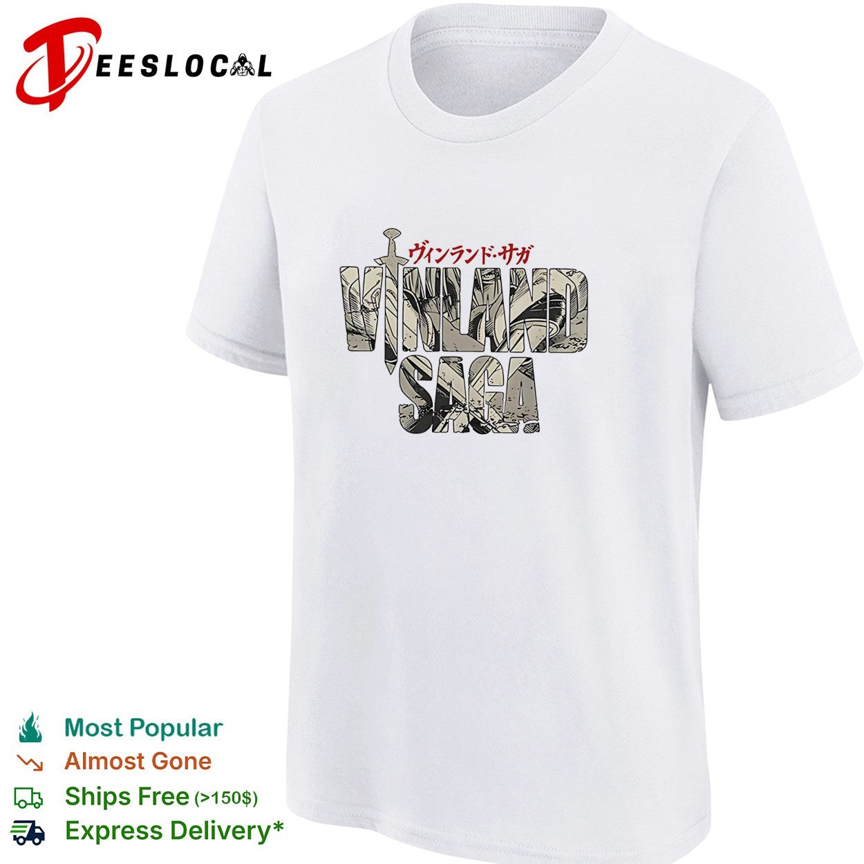 Vinland Saga sword shirt