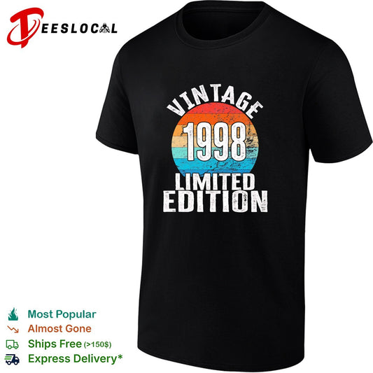 Vintage 1998 limited edition birthday shirt