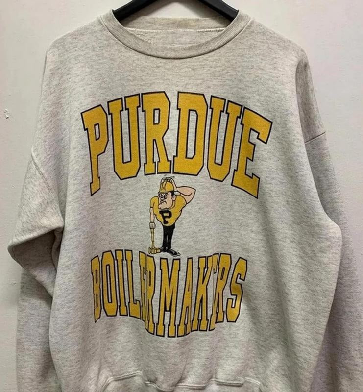 Vintage 90s Purdue University Boilermakers Sweatshirt, Purdue University Sweatshirt, Purdue Boilermakers Sweatshirt, Christmast Gifts