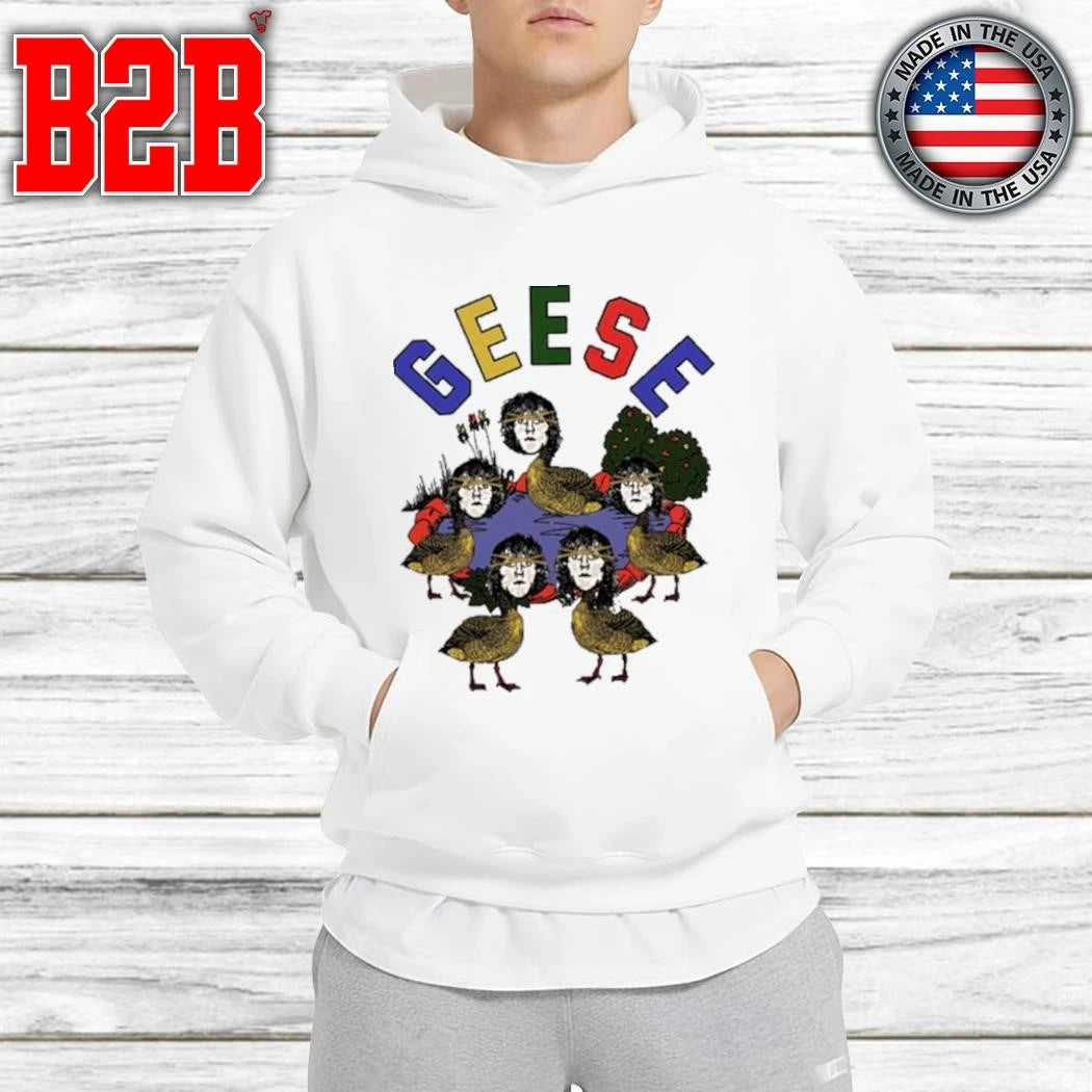 Vintage Surreal Goose Illustration Shirt