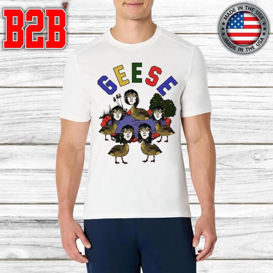 Vintage Surreal Goose Illustration Shirt