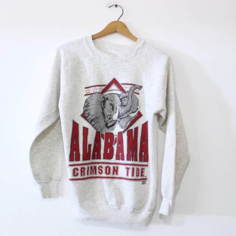 Vintage University of Alabama Crimson Roll Tide Sweatshirt, Alabama Crimson Crimson Sweatshirt