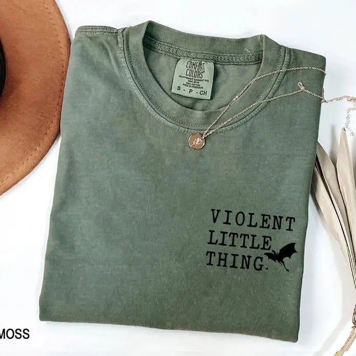 Violent Little Thing t-shirt, Basgiath War College Tshirt, Violet Sorrengail T-shirt, Fourth Wing Shirt, Fourth Wing...
