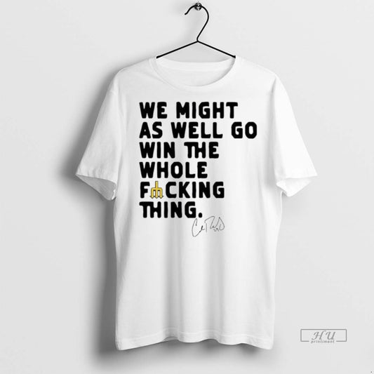 Viral We Might As Well Win The Whole Fucking Thing Cal Raleigh Ornaments - clothing by TeeHivey.com