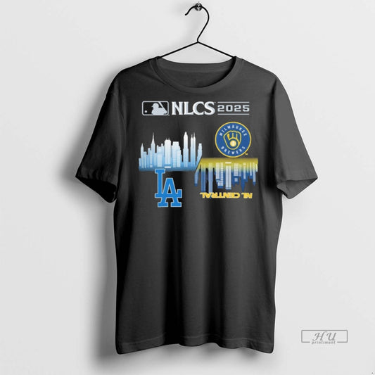 Viral Los Angeles Dodgers Vs Milwaukee Brewers Mlb Gameday Schedule Skyline City 2025 - clothing by TeeHivey.com