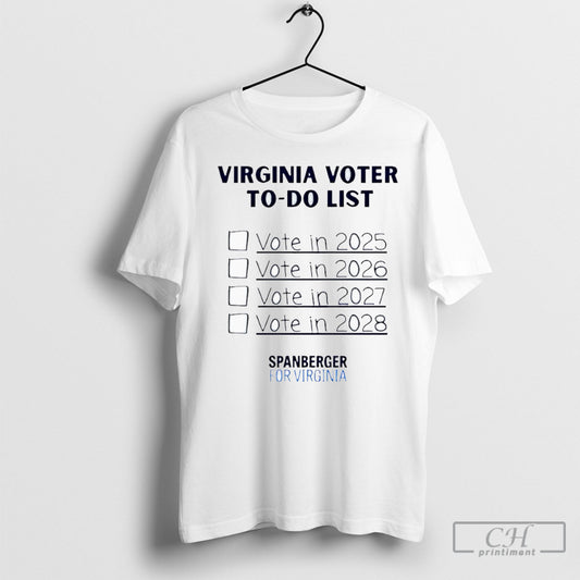 Virginia Voter To Do List Vote In 2025 Spanberger Sweater
