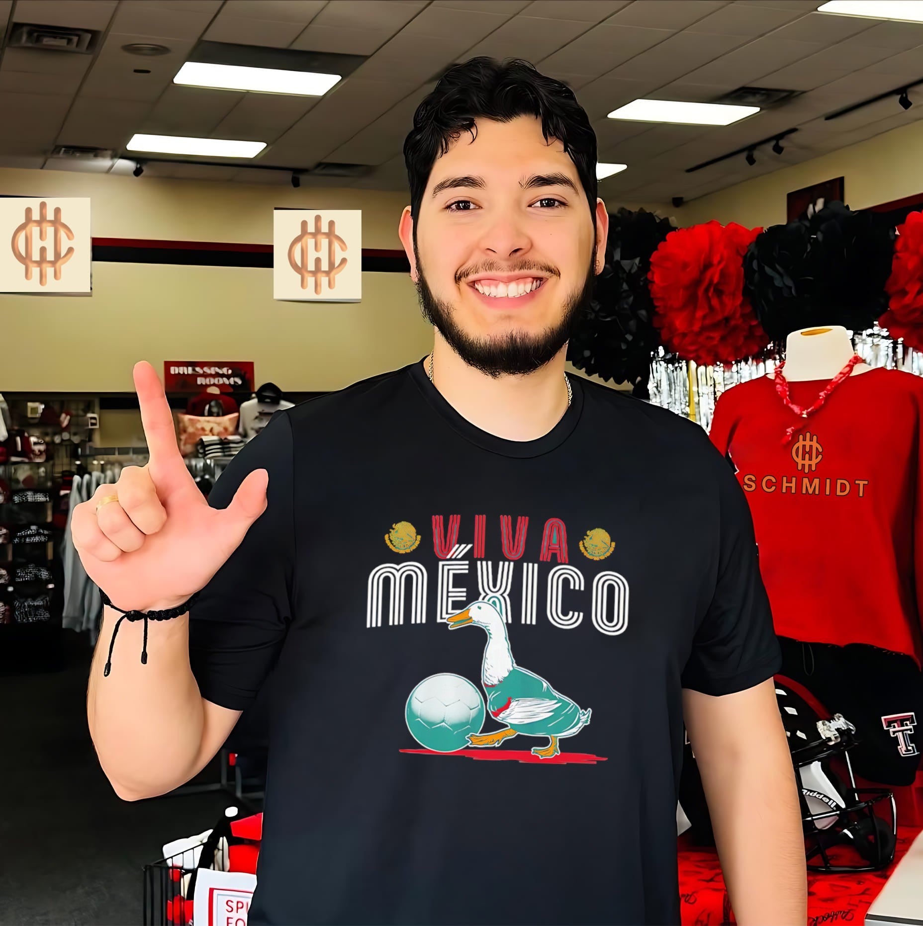 Viva Mexico Merlin the Mascot World Cup 2026 Soccer Duck shirt