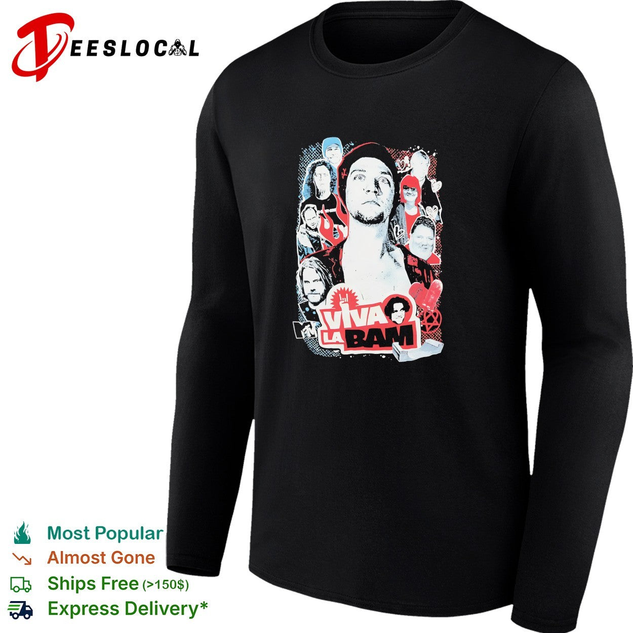 Viva la Bam wrestling poster shirt