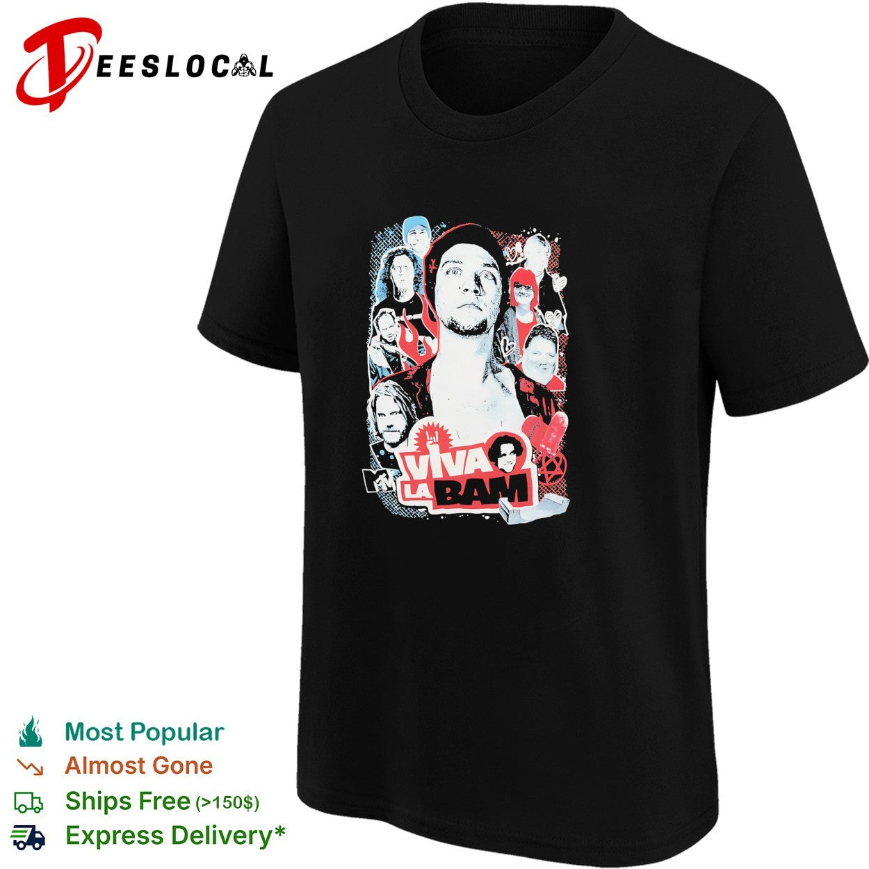 Viva la Bam wrestling poster shirt