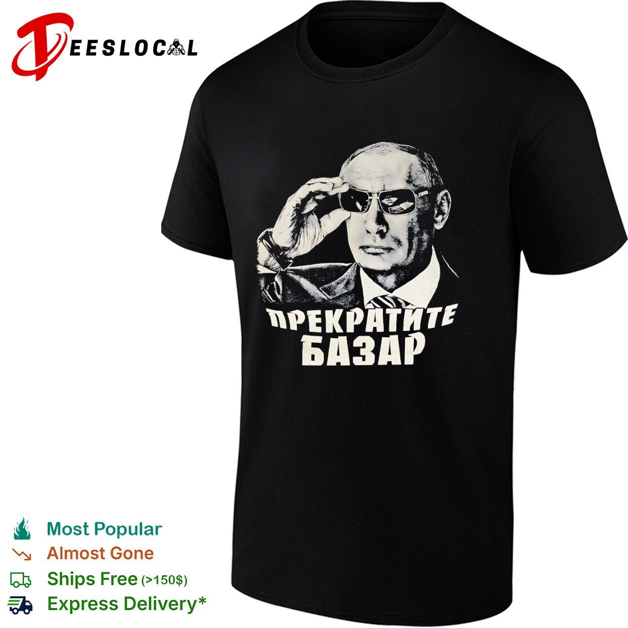 Vladimir Putin sunglasses shirt