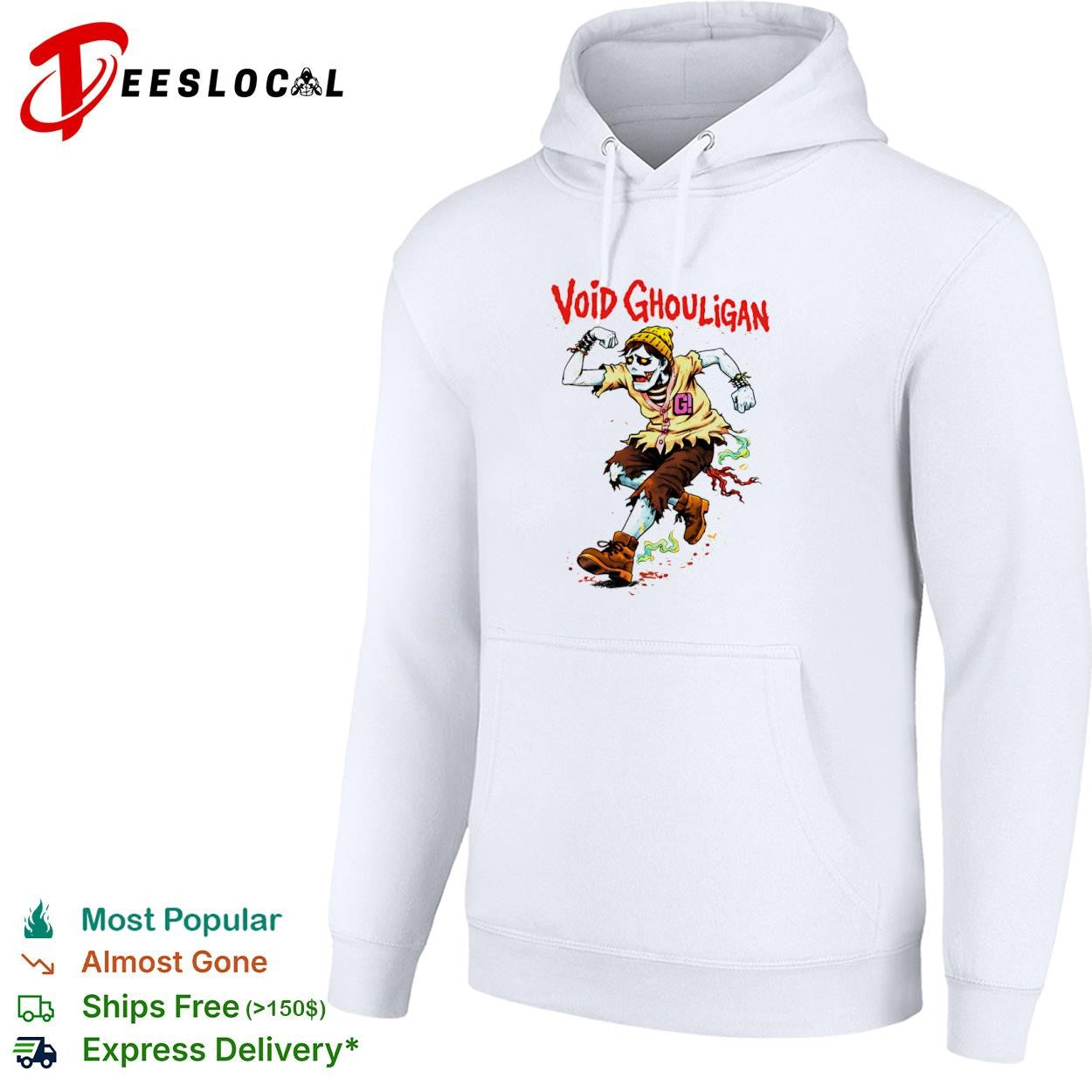 Void Ghouligan cartoon zombie runner punk character shirt