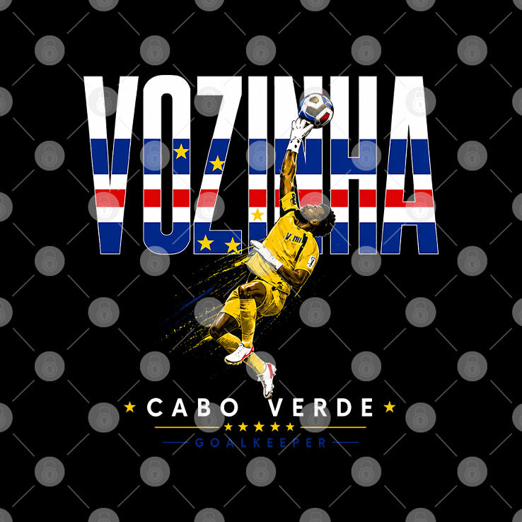 Vozinha Cabo Verde Goalkeeper Soccer T Shirt