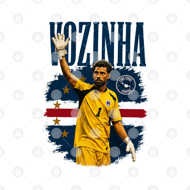 Vozinha Cabo Verde Goalkeeper T Shirt