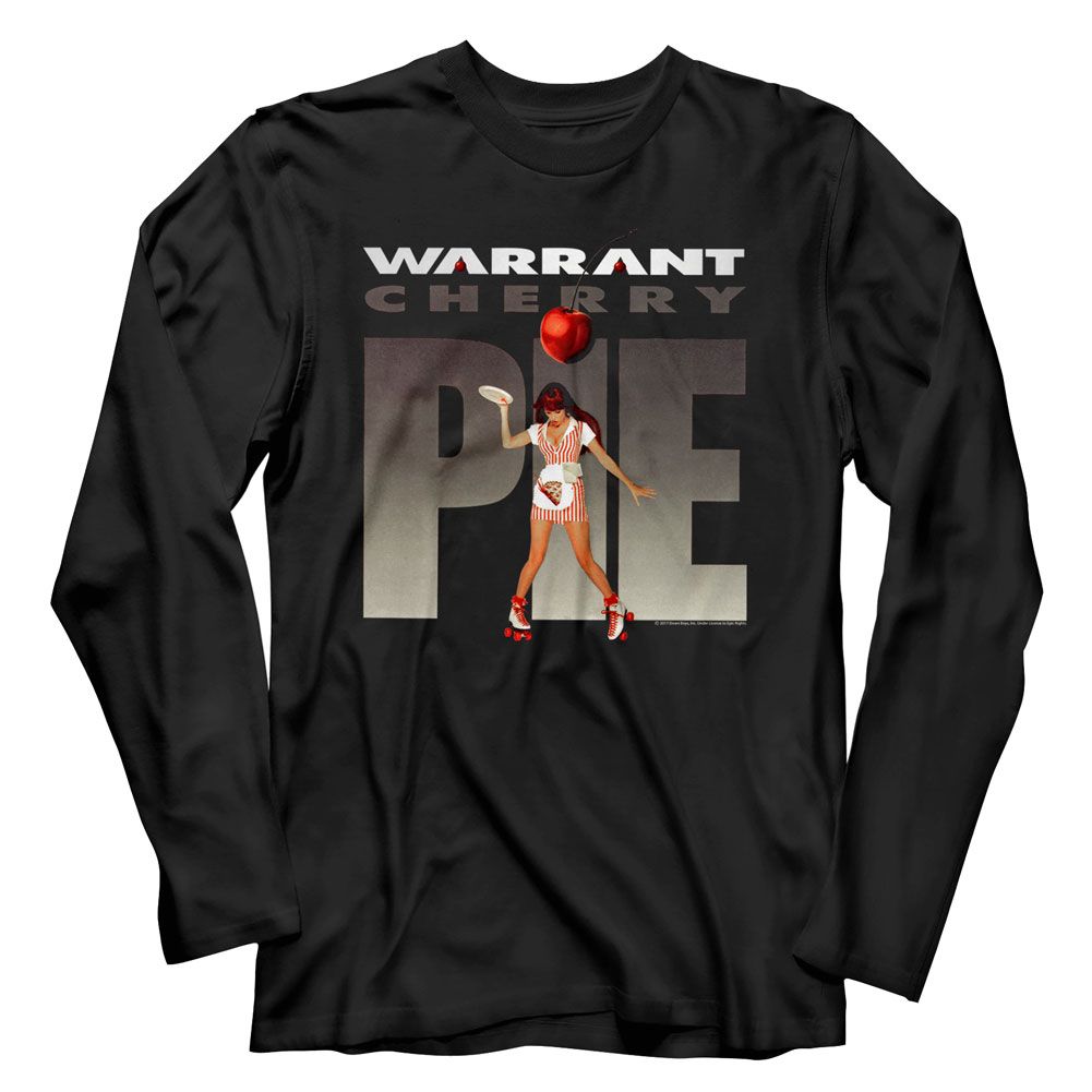 Warrant - Cherry Pie - Long Sleeve - Adult - T-Shirt - clothing by TeeHivey.com