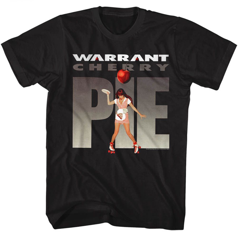 Warrant - Cherry Pie - Short Sleeve - Adult - T-Shirt - clothing by TeeHivey.com