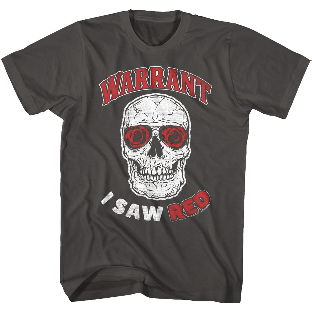 Warrant - I Saw Red - Short Sleeve - Adult - T-Shirt - clothing by TeeHivey.com