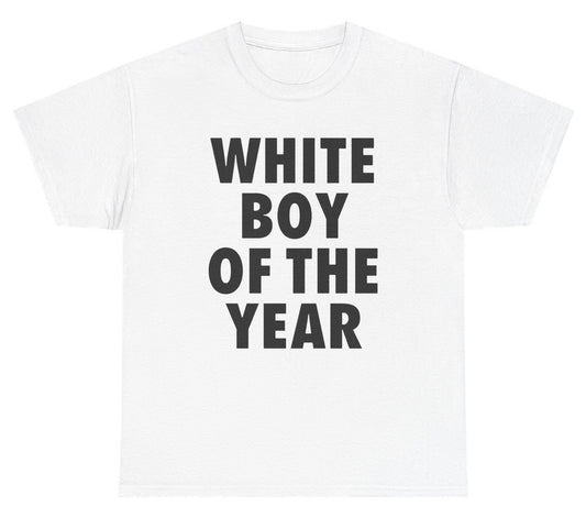 White Boy Of The Year Tee - clothing by TeeHivey.com