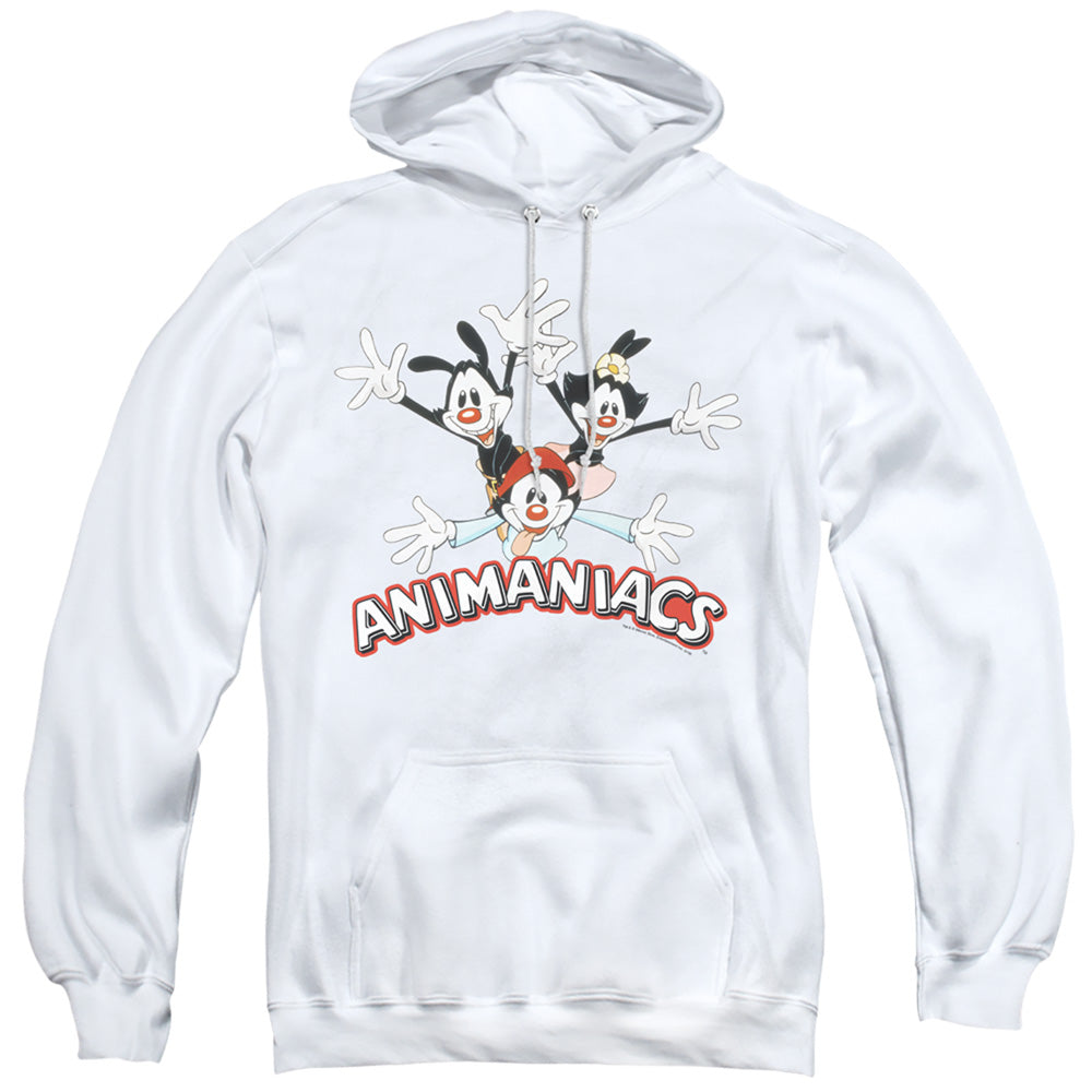 Animaniacs Animaniacs Trio Mens Hoodie White - clothing by TeeHivey.com (Image 1)