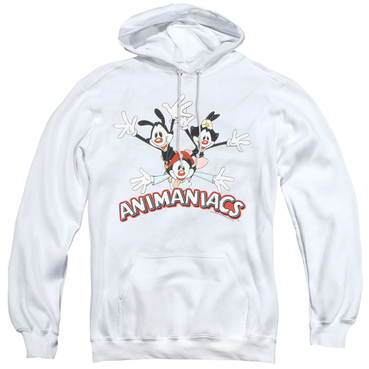 Animaniacs Animaniacs Trio Mens Hoodie White - clothing by TeeHivey.com (Image 1)