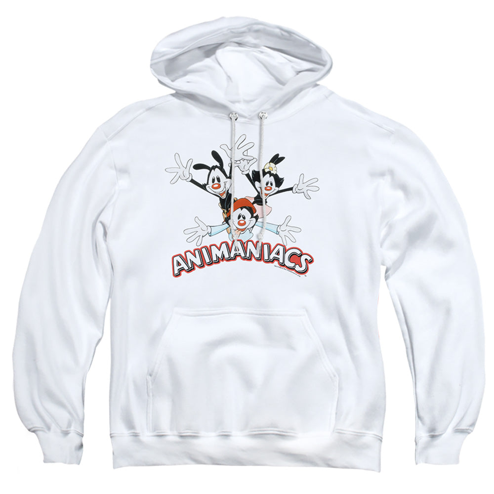 Animaniacs Animaniacs Trio Mens Hoodie White - clothing by TeeHivey.com (Image 2)