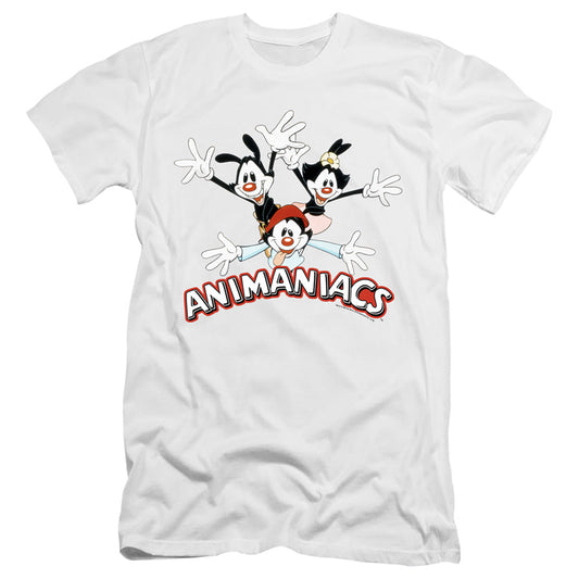 Animaniacs Animaniacs Trio Slim Fit Mens T Shirt White - clothing by TeeHivey.com