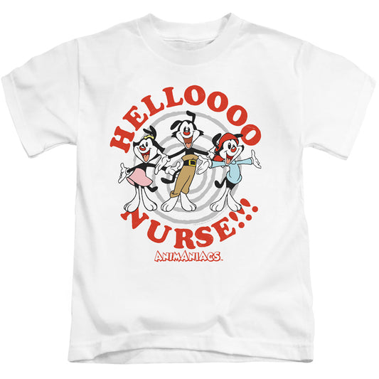 Animaniacs Hello Nurse Juvenile Kids Youth T Shirt White - clothing by TeeHivey.com