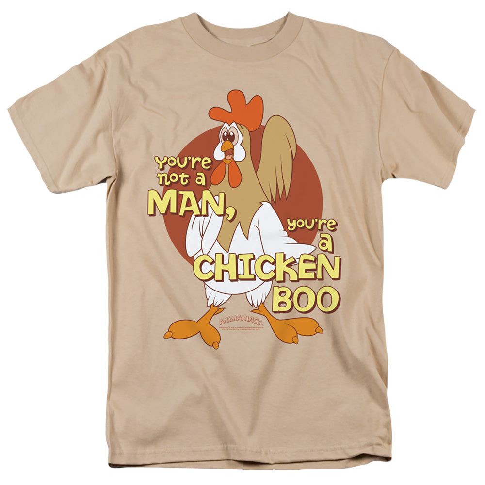 Animaniacs Chicken Boo Mens T Shirt Sand - clothing by TeeHivey.com