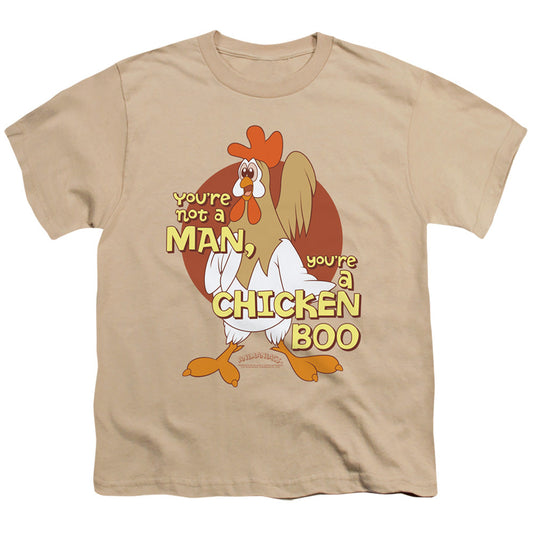 Animaniacs Chicken Boo Kids Youth T Shirt Sand - clothing by TeeHivey.com