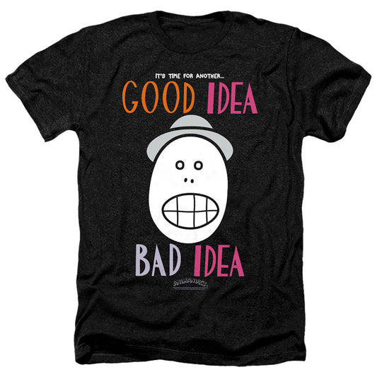 Animaniacs Good Idea Bad Idea Heather Mens T Shirt Black - clothing by TeeHivey.com
