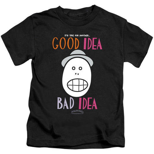 Animaniacs Good Idea Bad Idea Juvenile Kids Youth T Shirt Black - clothing by TeeHivey.com