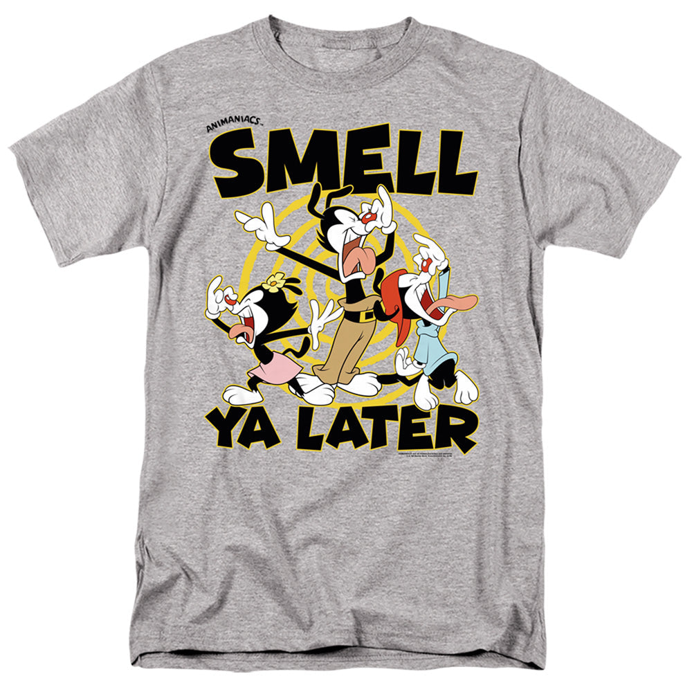 Animaniacs Ell Ya Later Mens T Shirt Athletic Heather - clothing by TeeHivey.com