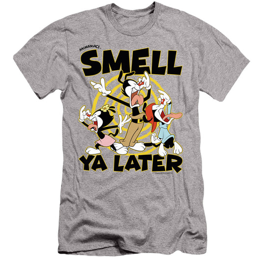 Animaniacs ell Ya Later Slim Fit Mens T Shirt Athletic Heather - clothing by TeeHivey.com